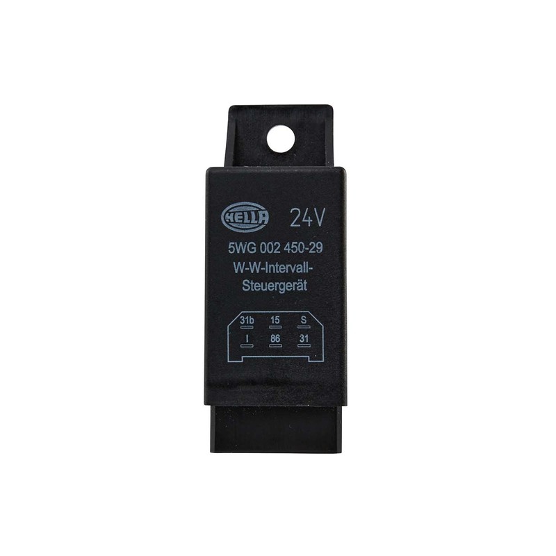 HELLA 5WG 002 450-291 Relay, wipe-/wash interval - 24V -