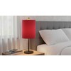 Aspen Creative 31306 Contemporary Drum (Cylinder) Shaped Spider Construction Lamp