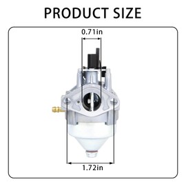 16100-Z8B-901 Carburetor (BB76A A) for Honda GCV160 / GCV160LAO-S3B / HRR2169VKA & Husqvarna 7021P / HU700F / Troy-Bilt TB240 – Replaces BB76A