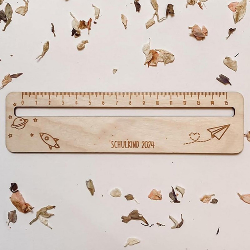 Guided Reading Strips,Wooden Reading Tracking Rulers - Measuring Ruler, Text