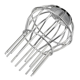 Angoily 1pc Grille Hole Scoop Flat Roof Zip Hinges for Downspouts Gutter Downspout Cleaning Tool Draining Mesh Gutter Glove Gutter Guard Drainage Gouttiere Guttering Stainless Steel Silver