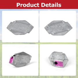 BEIYI 50pcs Small Wire Joiner for Electric Fence Wire, Wire Tensioner Works with 14-10 Gauge Wire, Fence Tools, Wire Tensioning Tool