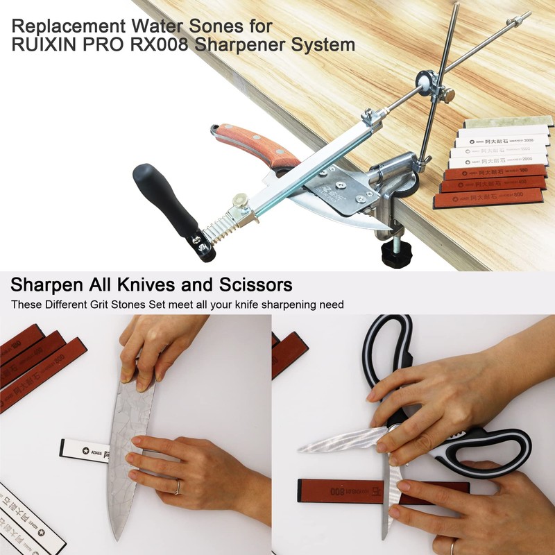 8-Packs Knife Sharpening Stones for RUIXIN Pro RX-008 Knife Sharpener