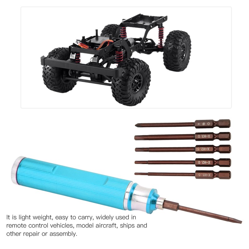 Aluminum RC Hex Screwdriver Tools Kit Ergonomic Design Durable RC
