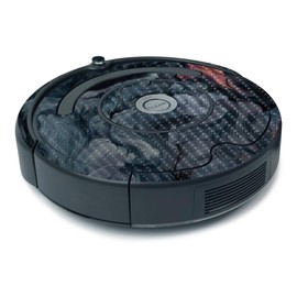 MightySkins Carbon Fiber Skin for iRobot Roomba 675 Minimal Coverage - Storm Cloud | Protective, Durable Textured Carbon Fiber Finish | Easy to Apply, Remove, and Change Styles | Made in The USA