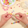Qianyu Pack of 200 Acrylic Bears Candy Beads Colours Rubber