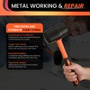 16oz Rubber Mallet Hammer Set with 35mm Double Faced Soft