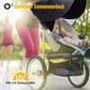 O³ Universal Pushchair Sun Shade/Sun Canopy for Baby Buggy, Pushchair,
