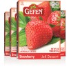 Gefen Strawberry Flavored Jello 3oz (4 Pack) | Fish Free