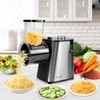 Anatole Electric Cheese Grater Stainless Steel Vegetable Shredder 6 Blades