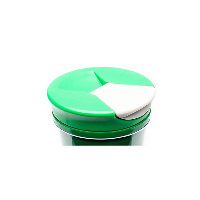 Zak! Designs Hayden Insulated Travel Tumbler for Tea, Emerald, 16.5-Ounces