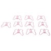 100 Pcs Shaped Paper Clips Pink Butterflies Shape Metal Cute