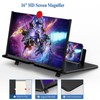16" Screen Magnifier for Cell Phone,3D Magnifying Projector Screen Enlarger