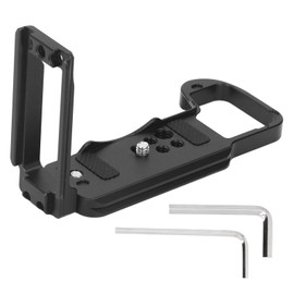 Camera L Bracket for Nikon Z30 Vertical Horizontal Switching Quick Release Plate with 1/4 3/8 Inch Screw Hole for Arca Port for Stabilizer Tripod