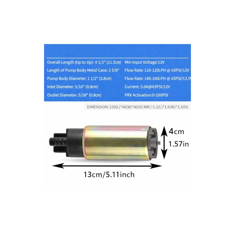 New Fuel Pump Compatible With Triumph Tiger 955i Dual Sport
