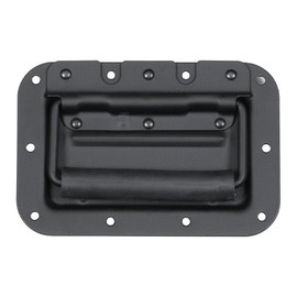 Reliable Hardware Company RH-0511BK-A Medium Spring Loaded Recessed Handle, 10 Hole, Black