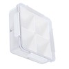 4 Compartment Snack Box Transparent Multifunctional Tight Sealing Divided Food