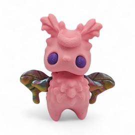 Articulating Pixie Figurines – 13 Unique Designs – Posable Fantasy Creatures in Vibrant Colors – Collectible Desk Figurines & Gifts for Fairy Lovers (Moth)