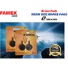 Bicycle Brake Pads for Zoom Brake, 2 Pairs, Semi-Metal Disc