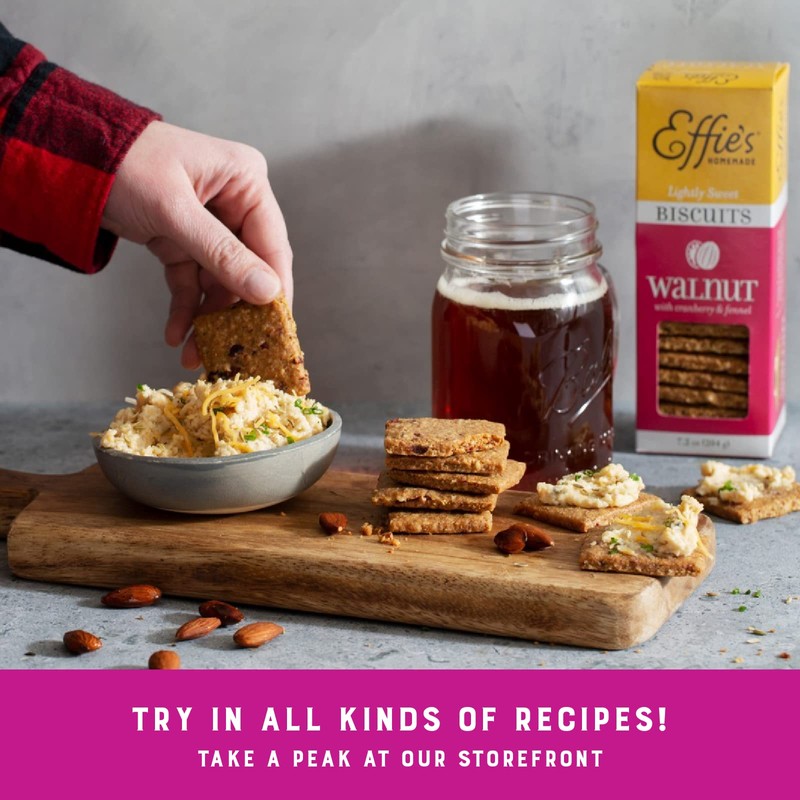 Effie's Homemade Biscuits - Walnut - 1 Pack