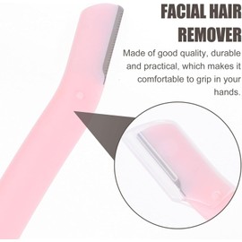 Mini Rastrillo de Cejas de Acero Inoxidable 12piezas, Herramienta Portátil y Ligera para Recortar Cejas Protección Segura, Adecuado para Viaje y Hotel Color Aleatorio