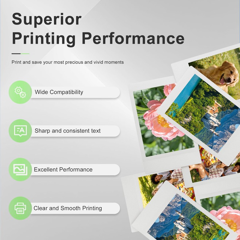 Myceke 4 Pack Compatible TK-5232 Toner Cartridge: TK-5232K TK-5232C TK-5232M
