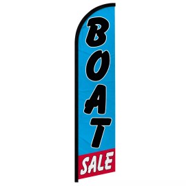 Unbranded Boat Sale Windless Advertising Swooper Flag Boats