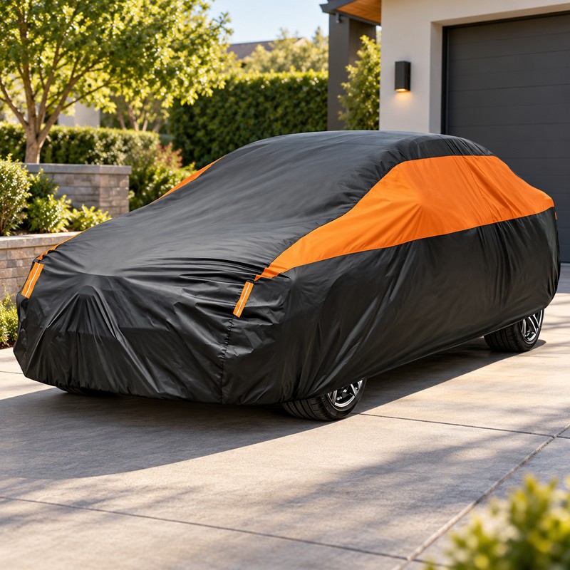 Waterproof Car Cover for Sedan & Hatchback – Full Exterior
