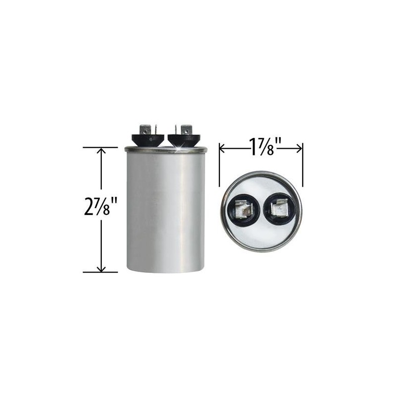 Genteq 97F9626-15 uf MFD 440 Volt VAC Genteq Replacement Round