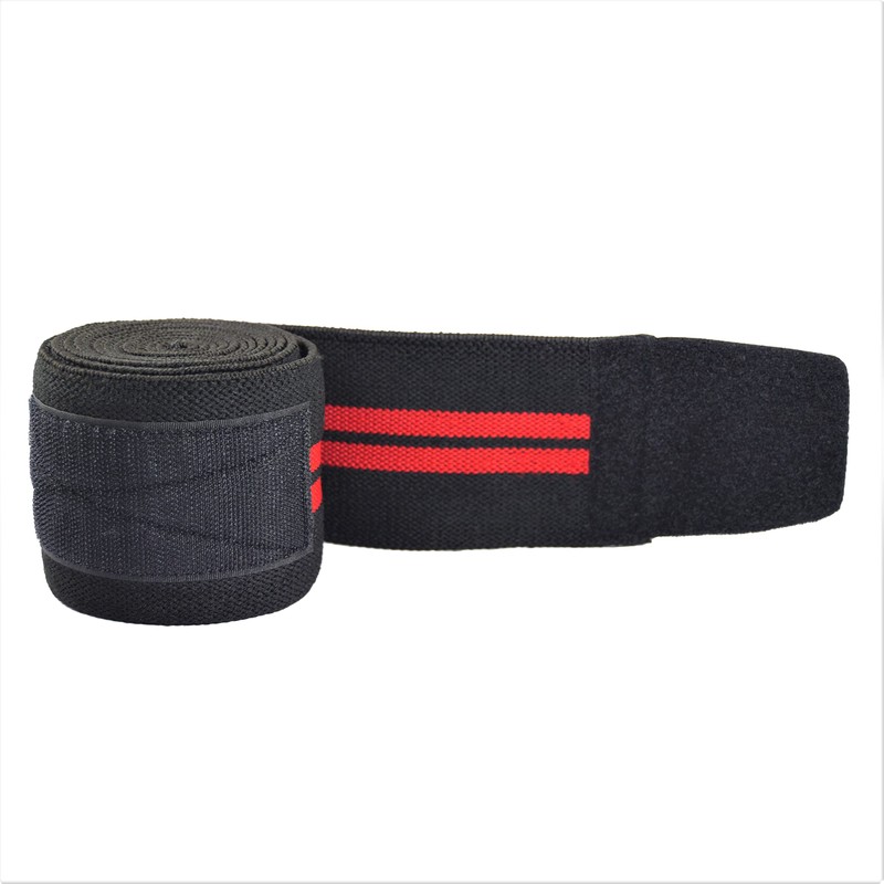 Repton Knee Wraps Pair Weightlifting | Elasticated Knee Straps for