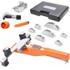 Happybuy Pipe Tube Bender, 1/4"-7/8" O.D. Ratcheting Bender, 90° Forward/Reverse,