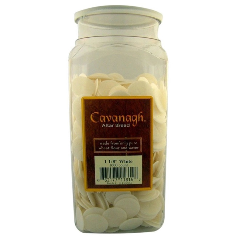 Cavanagh Altar Bread - 1 1/8" White - 1000/Container