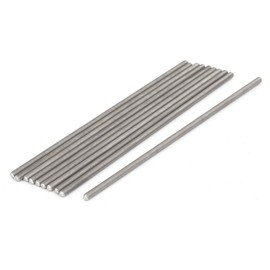 sourcing map 304 Stainless Steel Full Threaded Rod Hardware M3 x 110 mm 0.5 mm Thread Pack of 10