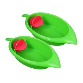 GANAZONO 2pcs Bird Bath Box for Parrots Bird Bathtub for Pets Lightweight Portable Design Easy to Clean for Parakeets and Sparrows