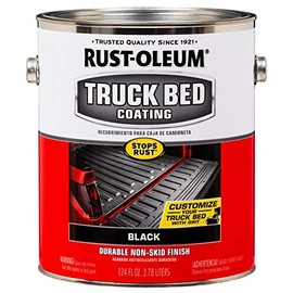 Rust-Oleum 342669 Automotive Truck Bed Coating, 1 Gallon (Pack of 1), Black, 128 Fl Oz