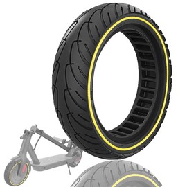 GLDYTIMES 8.5 x 2.0 Inches Electric Scooter Gotrax Tire 50/75-6.1 Solid Tire Fit for Gotrax Gxl V2/XR Apex Xl~Hiboy S2 Max Pro~Hover 1~AOVOPRO ES80~Xiaomi, 8 1/2" Tyre Anti-explosion Replacement Wheel