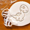 Set of 4 Baby Dinosaur cookie cutters (Designs: Tyrannosaurus Rex,