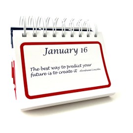 American Presidents Quotes Daily Flip Calendar Perpetual 365 Days Inspiration Motivation Home Office Desk Decor