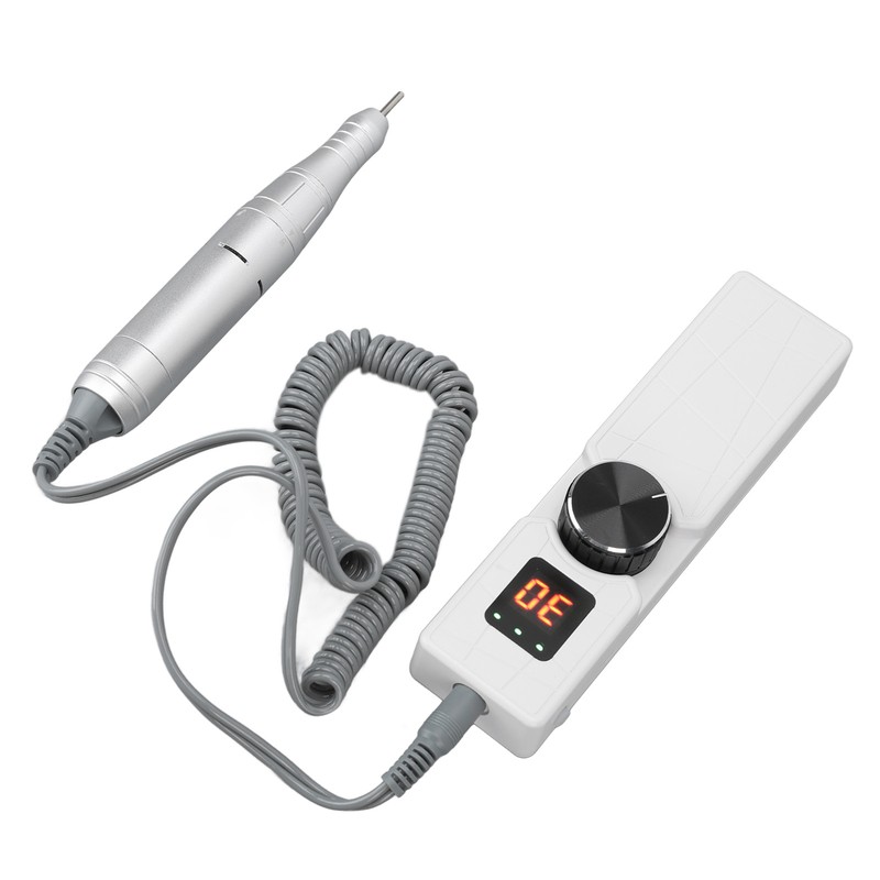 LCD Nail Drill Machine Portable USB Charging Adjustable Electric Nail