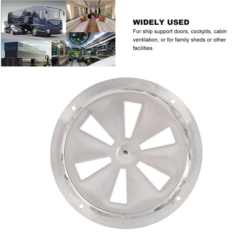 Butterfly Vent 304 Stainless Steel Cabin Round Louver Air Vent
