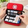 15-Piece First Aid Kit with Hard Shell EVA Case –