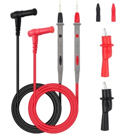 Multimeter Test Leads Kit,Clamp Tester Probe Test Probes Leads with Test Extension and Multimeter Accessories for Digital Multimeter & Clamp Meter(Includes Multimeter Lead and 2pcs Alligator