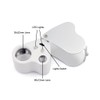 iKKEGOL 30x 60x Dual Lens Jewelers Eye Loupe Illuminated LED