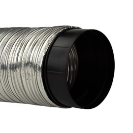 Pipe Connector Backflow Valve Pipe Connector PVC Ventilation System Diameter 100 mm Diameter 100 mm without Backflow Valve