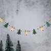 Heaven Sends Wooden Reindeer and Christmas Tree Garland 1.2m| Festive
