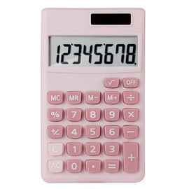Mini Calculator, Portable Calculator, Solar, 8 Digits, Pocket Size, Cute, Small Calculator, Lightweight, Candy Color, Energy Saving, Office, School, Students, Learning Supplies, Stationery Supplies