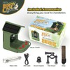 EASYPIX BirdyCam Solar Power Bird Feeder with Camera, Automatic HD