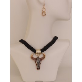 Collares para mujer Vetta accesories Collar hilo negro Collares artesanales mexicanos para mujer Artesanias mexicanas hechas a mano