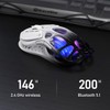GravaStar Mercury M1 Pro Gaming Mouse, Lightweight Magnesium Alloy, 26,000
