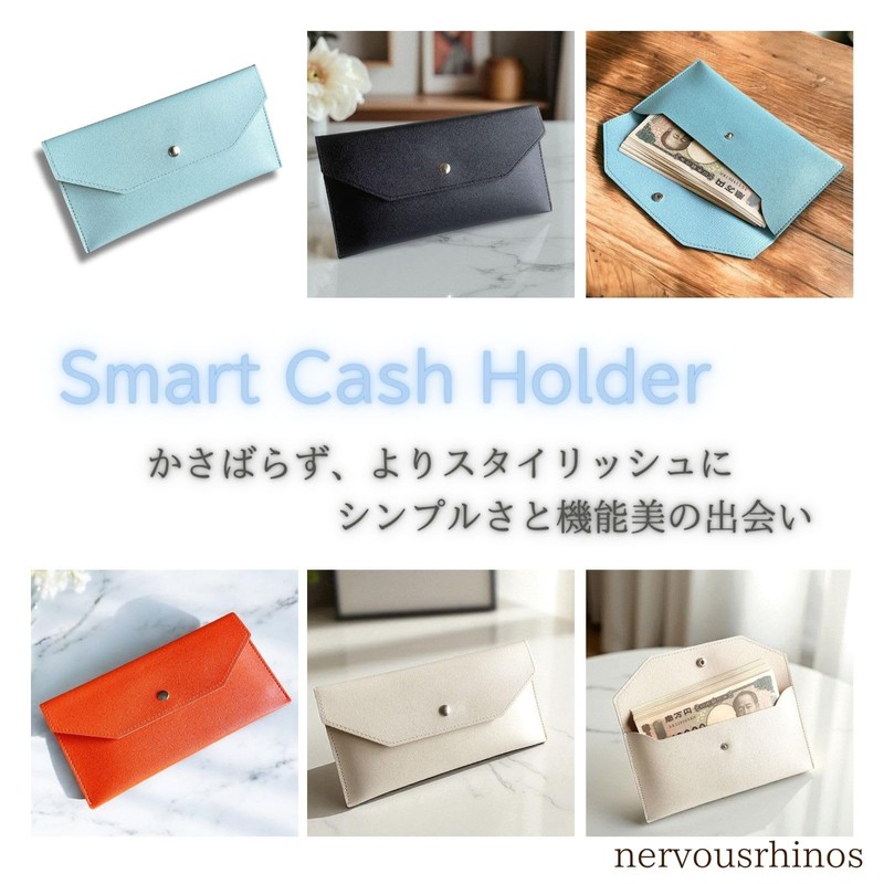nervousrhinos Bill Holder, Dedicated Slim Bill Case, Holds 100 New